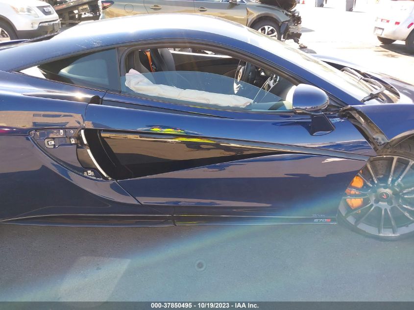 2018 Mclaren 570S VIN: SBM13DAA0JW005019 Lot: 37850495