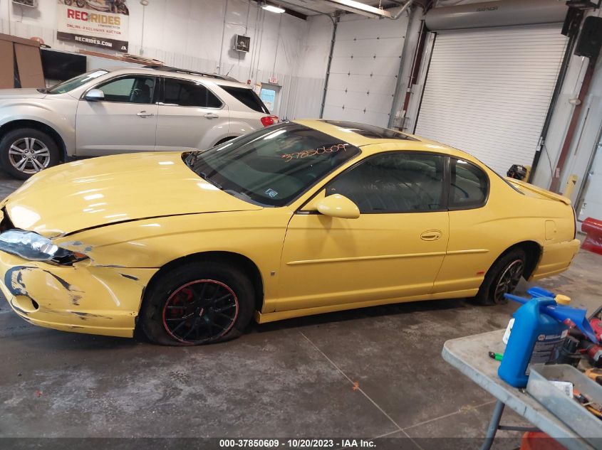 2004 Chevrolet Monte Carlo Ss VIN: 2G1WX12K249263623 Lot: 37850609