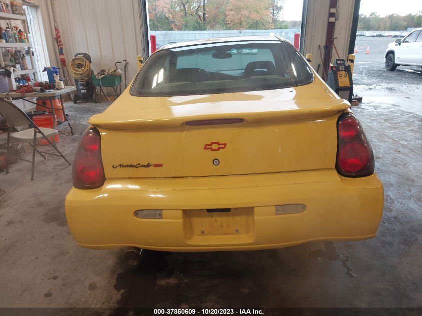 2004 Chevrolet Monte Carlo Ss VIN: 2G1WX12K249263623 Lot: 37850609