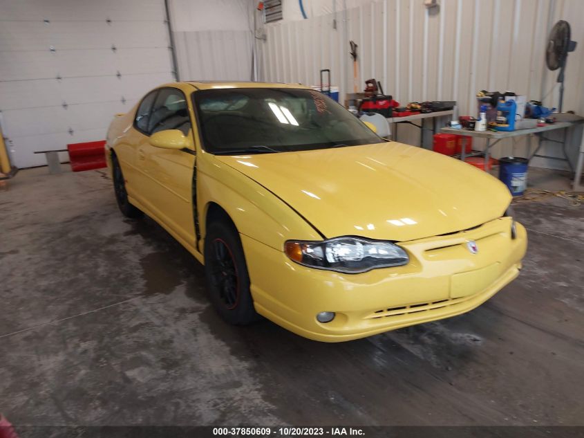2004 Chevrolet Monte Carlo Ss VIN: 2G1WX12K249263623 Lot: 37850609
