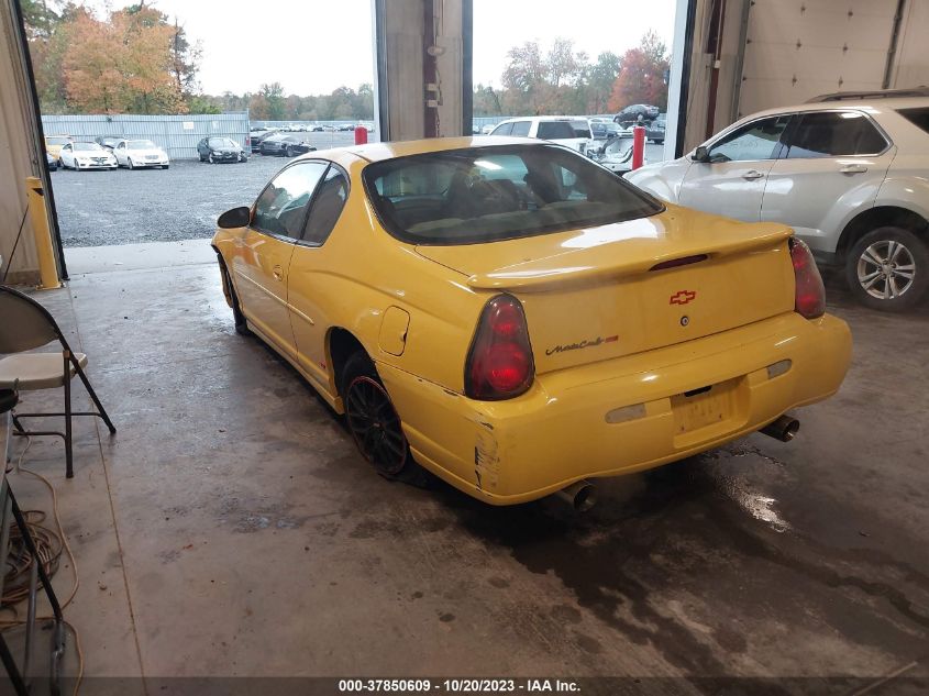 2004 Chevrolet Monte Carlo Ss VIN: 2G1WX12K249263623 Lot: 37850609