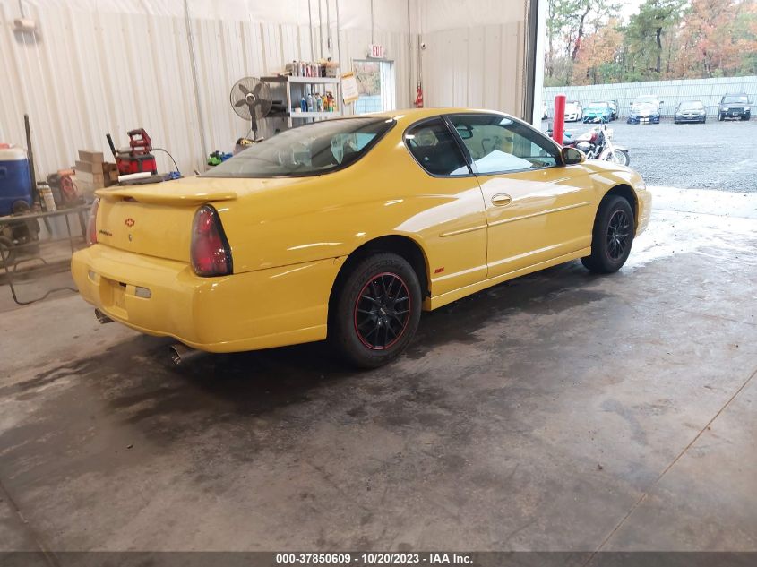 2004 Chevrolet Monte Carlo Ss VIN: 2G1WX12K249263623 Lot: 37850609