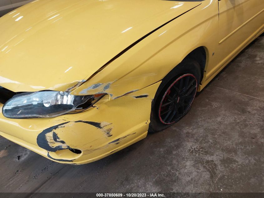 2004 Chevrolet Monte Carlo Ss VIN: 2G1WX12K249263623 Lot: 37850609