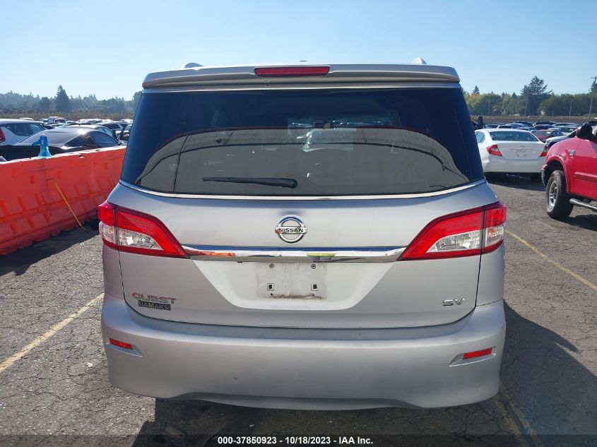 2012 Nissan Quest Sv VIN: JN8AE2KP7C9046764 Lot: 37850923