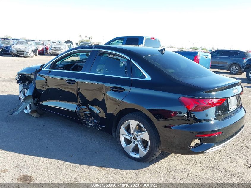 2022 Audi A3 Premium 40 Tfsi Front-Wheel Drive S Tronic VIN: WAUAUDGY3NA086155 Lot: 37850950