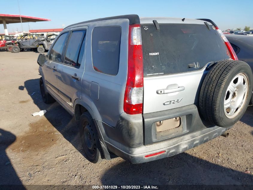 2005 Honda Cr-V Lx VIN: JHLRD68505C006906 Lot: 40301686