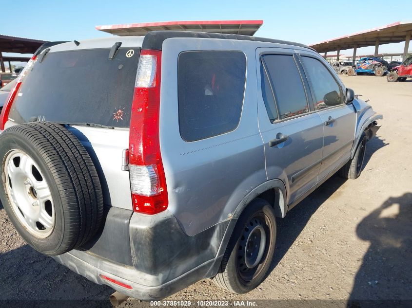 2005 Honda Cr-V Lx VIN: JHLRD68505C006906 Lot: 40301686