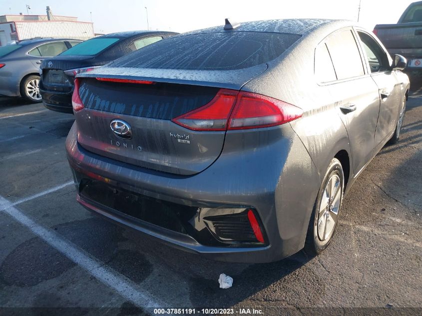 2019 Hyundai Ioniq Hybrid Blue VIN: KMHC65LC2KU179616 Lot: 37851191