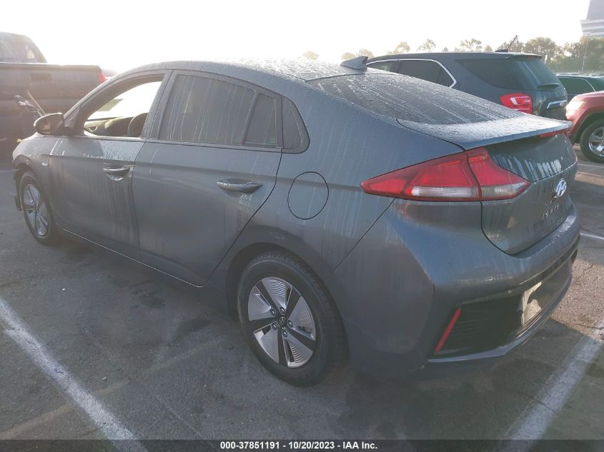 2019 Hyundai Ioniq Hybrid Blue VIN: KMHC65LC2KU179616 Lot: 37851191