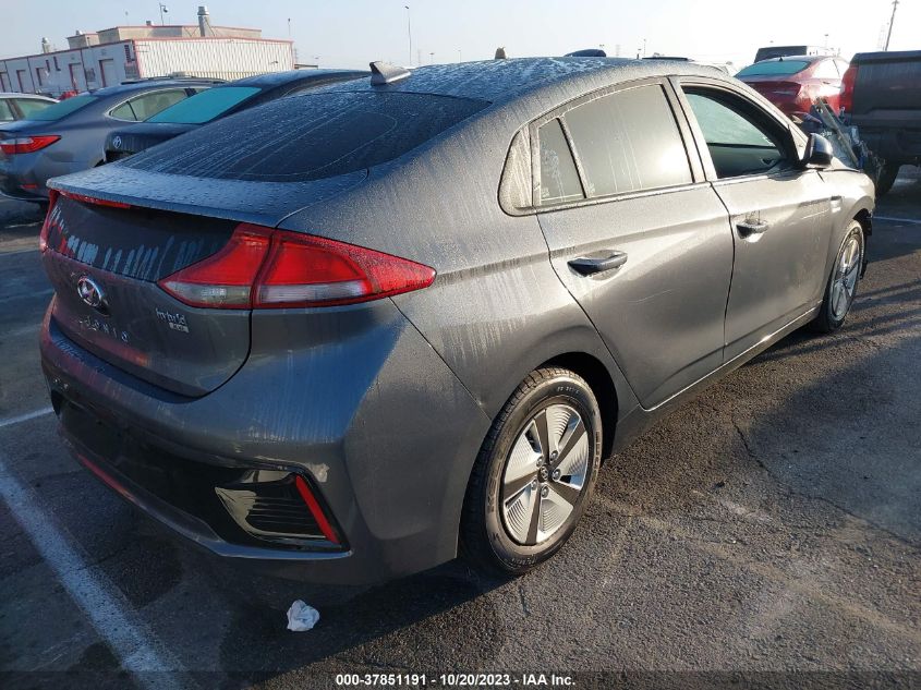 2019 Hyundai Ioniq Hybrid Blue VIN: KMHC65LC2KU179616 Lot: 37851191