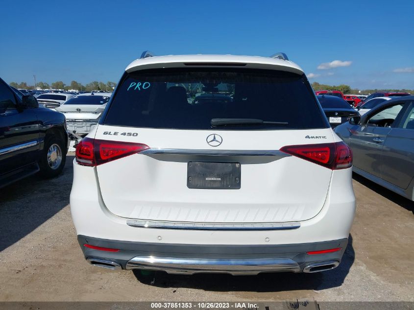 2020 Mercedes-Benz Gle Gle 450 VIN: 4JGFB5KBXLA033808 Lot: 37851353