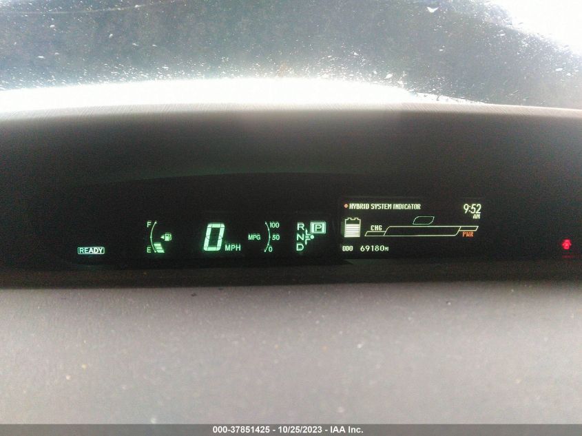 2010 Toyota Prius Ii/Iii/Iv/V/I VIN: JTDKN3DU5A0191828 Lot: 37851425