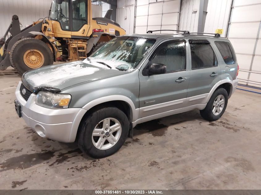 2005 Ford Escape Hybrid VIN: 1FMCU96H95KD66209 Lot: 37851481