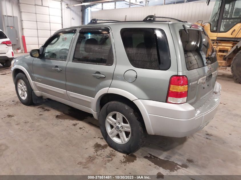 2005 Ford Escape Hybrid VIN: 1FMCU96H95KD66209 Lot: 37851481