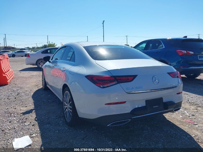 2021 Mercedes-Benz Cla Cla 250 VIN: W1K5J4GBXMN153100 Lot: 37851694