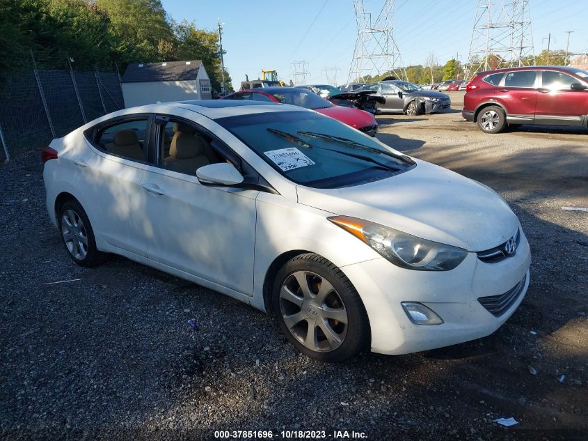 2012 Hyundai Elantra Limited VIN: 5NPDH4AE4CH088201 Lot: 37851696