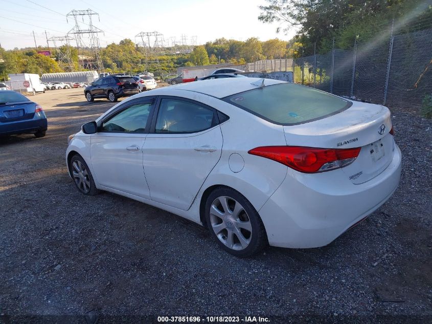 2012 Hyundai Elantra Limited VIN: 5NPDH4AE4CH088201 Lot: 37851696