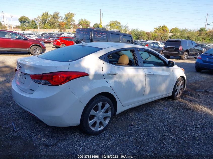 2012 Hyundai Elantra Limited VIN: 5NPDH4AE4CH088201 Lot: 37851696