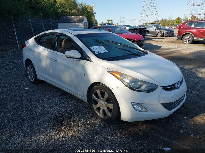 2012 Hyundai Elantra Limited VIN: 5NPDH4AE4CH088201 Lot: 37851696