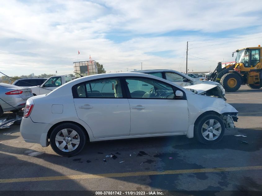 2010 Nissan Sentra 2.0 VIN: 3N1AB6AP4AL623853 Lot: 37851742