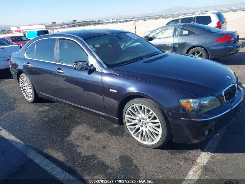 2006 BMW 7 Series 750Li VIN: WBAHN83596DT31748 Lot: 37852027