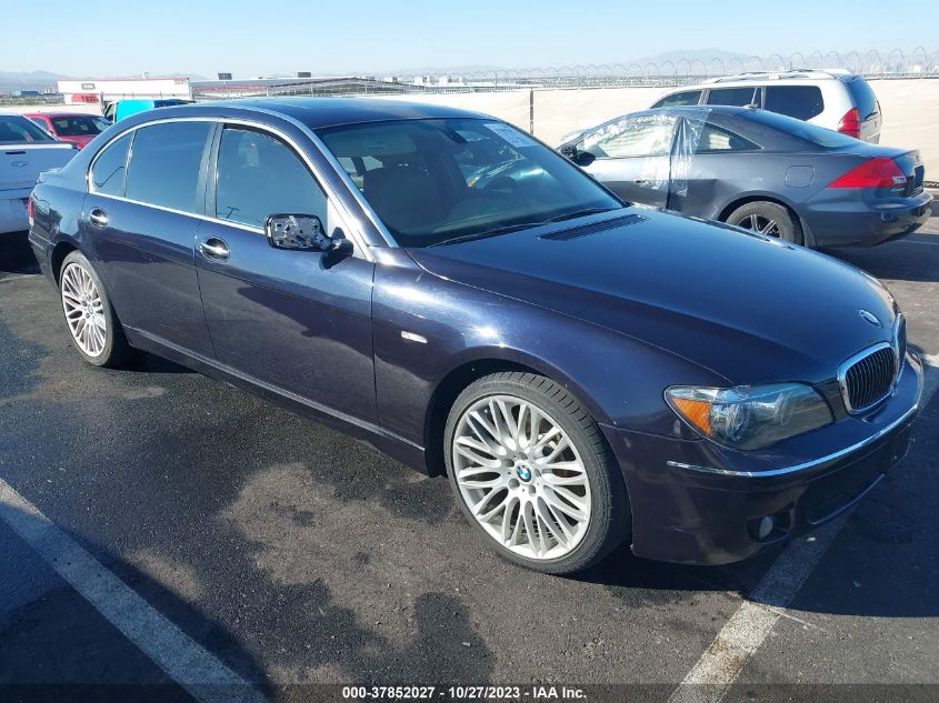 2006 BMW 7 Series 750Li VIN: WBAHN83596DT31748 Lot: 37852027