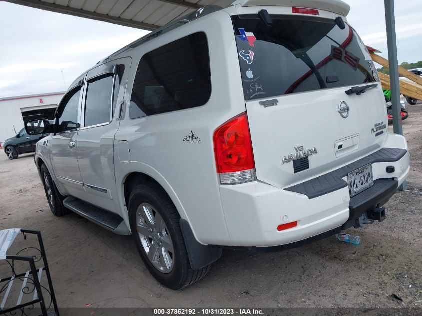 2012 Nissan Armada Platinum VIN: 5N1BA0NF1CN609152 Lot: 40552960