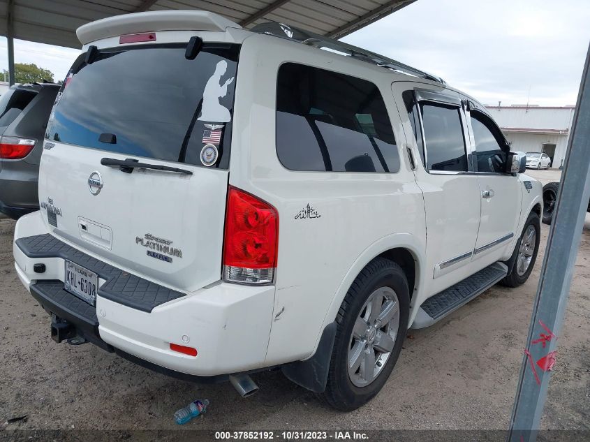 2012 Nissan Armada Platinum VIN: 5N1BA0NF1CN609152 Lot: 40552960