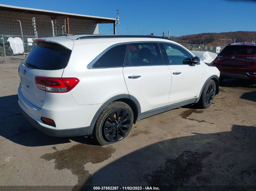 2019 Kia Sorento S V6 VIN: 5XYPGDA5XKG592175 Lot: 37852267