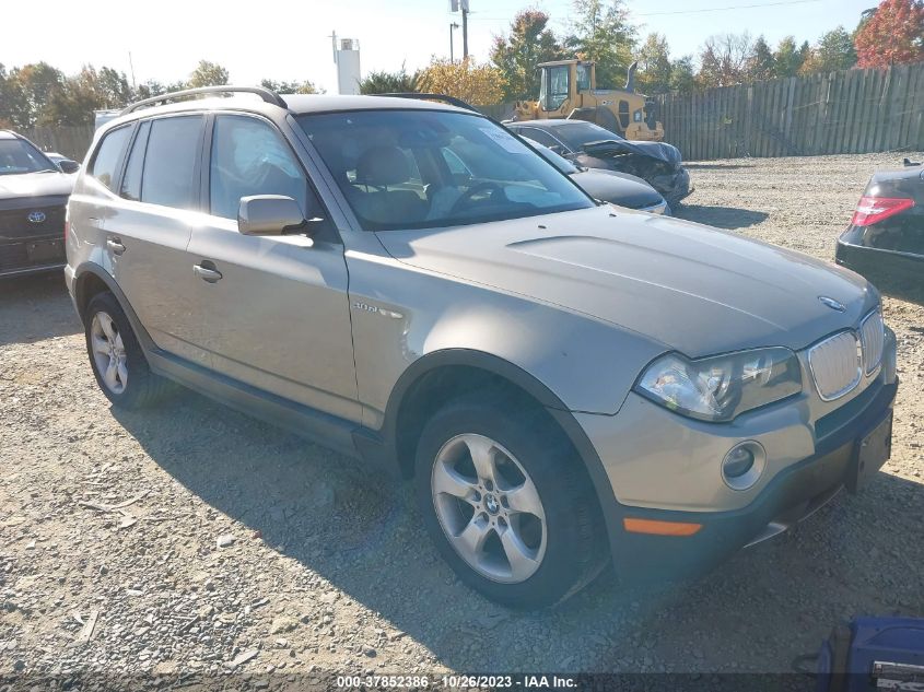 2008 BMW X3 3.0Si VIN: WBXPC934X8WJ15046 Lot: 37852386