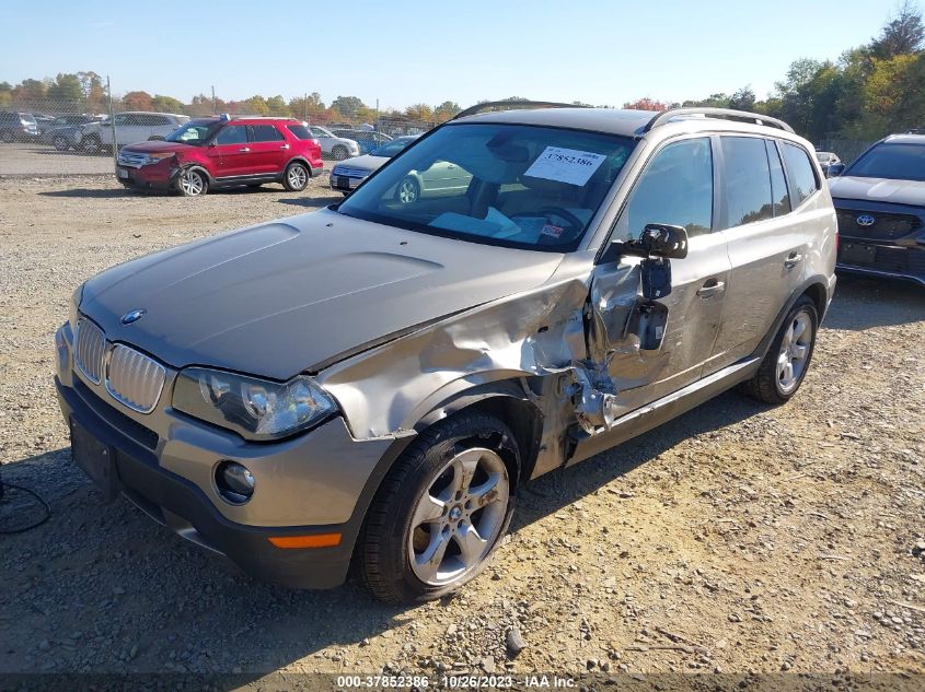 2008 BMW X3 3.0Si VIN: WBXPC934X8WJ15046 Lot: 37852386