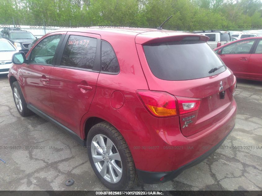 4A4AR3AU9FE009958 2015 Mitsubishi Outlander Sport Es