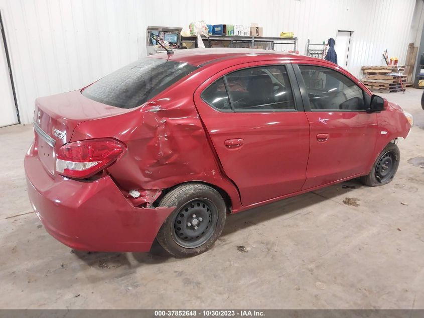 2017 Mitsubishi Mirage G4 Es VIN: ML32F3FJ0HHF12143 Lot: 37852648