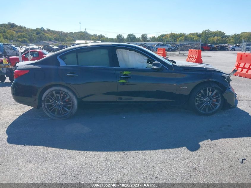 2017 Infiniti Q50 3.0T Red Sport 400 VIN: JN1FV7AR4HM871430 Lot: 37852740