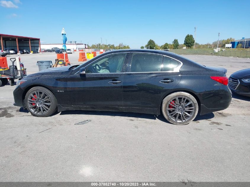 2017 Infiniti Q50 3.0T Red Sport 400 VIN: JN1FV7AR4HM871430 Lot: 37852740