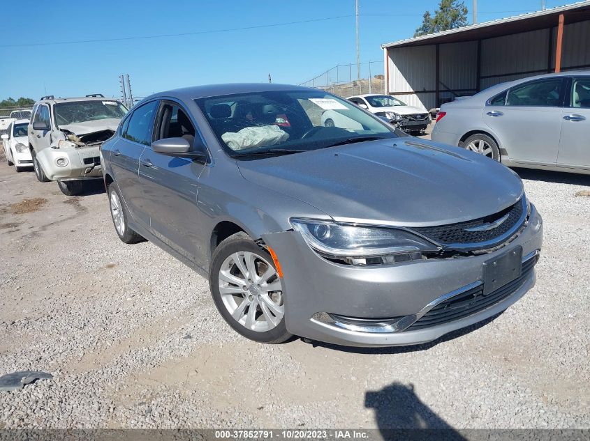 2015 Chrysler 200 Limited VIN: 1C3CCCABXFN754271 Lot: 37852791