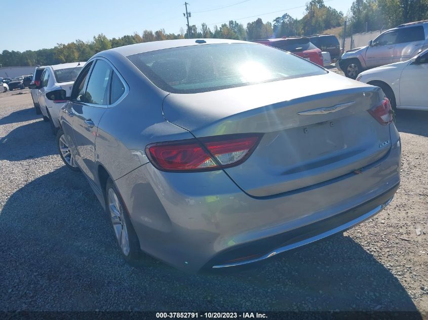 2015 Chrysler 200 Limited VIN: 1C3CCCABXFN754271 Lot: 37852791