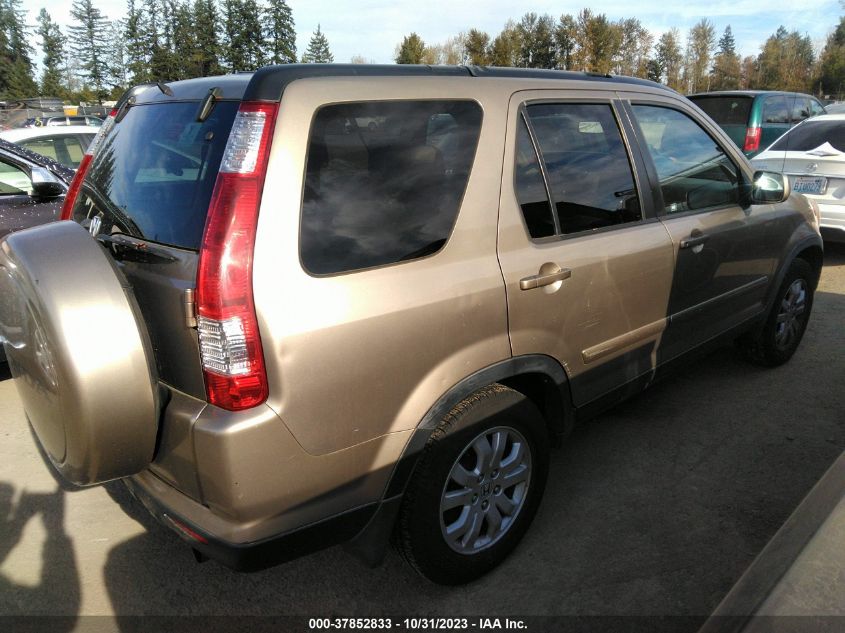 2005 Honda Cr-V Ex Se VIN: JHLRD78945C035429 Lot: 37852833