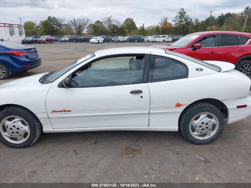 1998 Pontiac Sunfire Se VIN: 3G2JB124XWS830866 Lot: 37853125