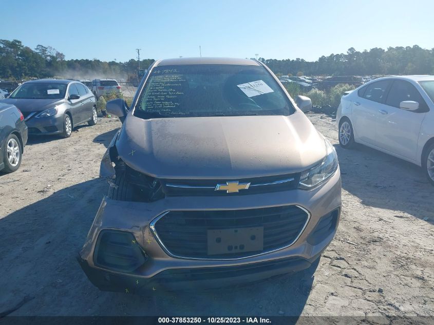 2018 Chevrolet Trax Ls VIN: 3GNCJKSBXJL282552 Lot: 37853250