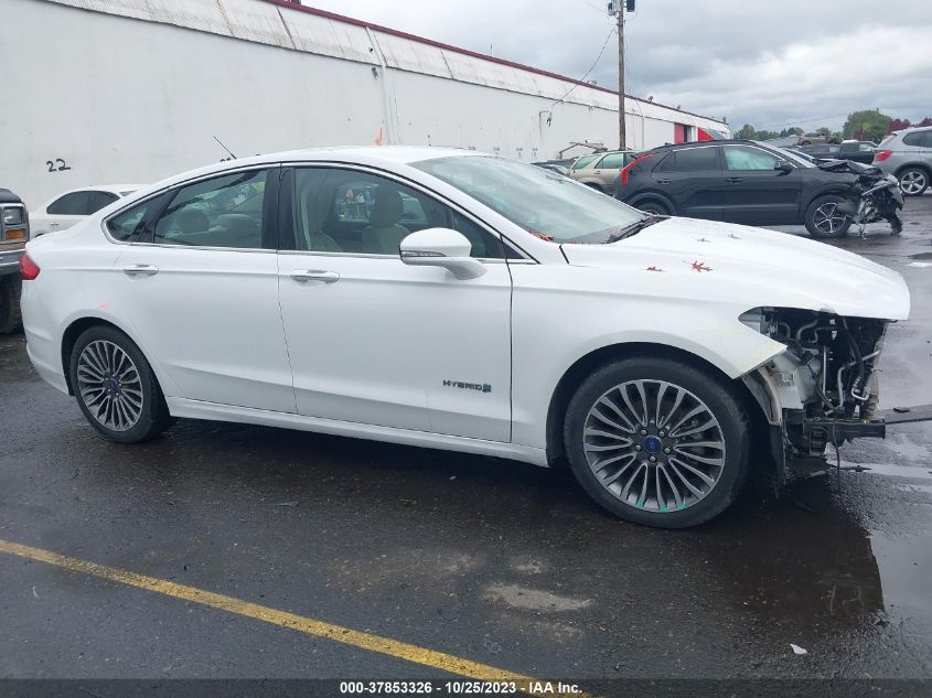 2017 Ford Fusion Hybrid VIN: 3FA6P0RU2HR138149 Lot: 37853326