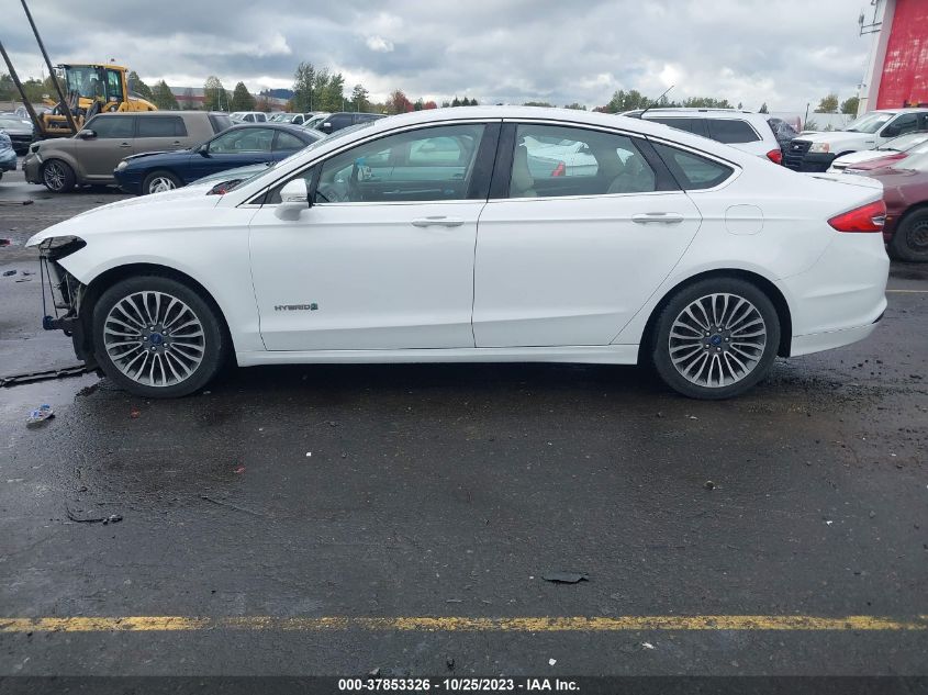 2017 Ford Fusion Hybrid VIN: 3FA6P0RU2HR138149 Lot: 37853326