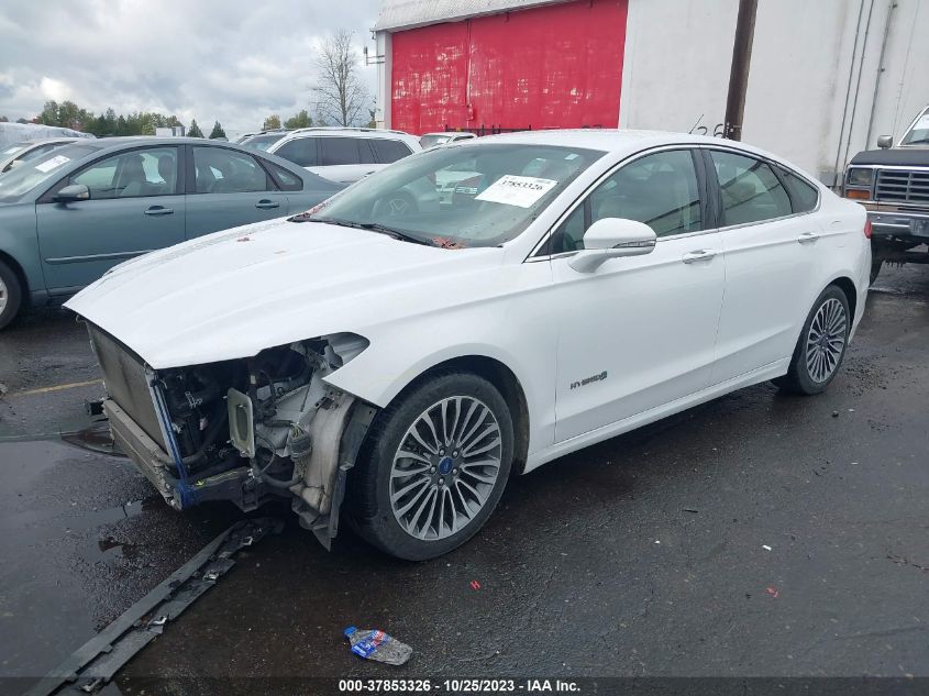 2017 Ford Fusion Hybrid VIN: 3FA6P0RU2HR138149 Lot: 37853326