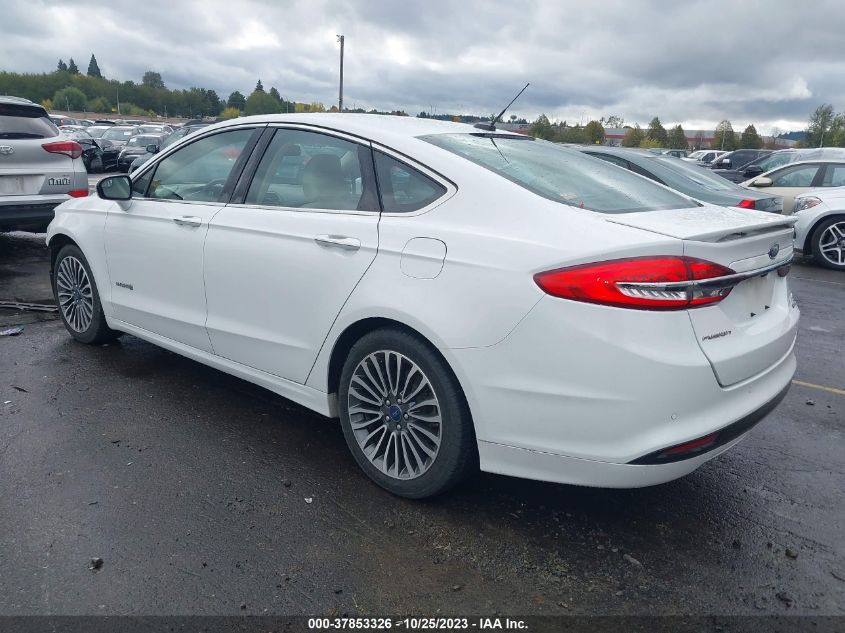 2017 Ford Fusion Hybrid VIN: 3FA6P0RU2HR138149 Lot: 37853326