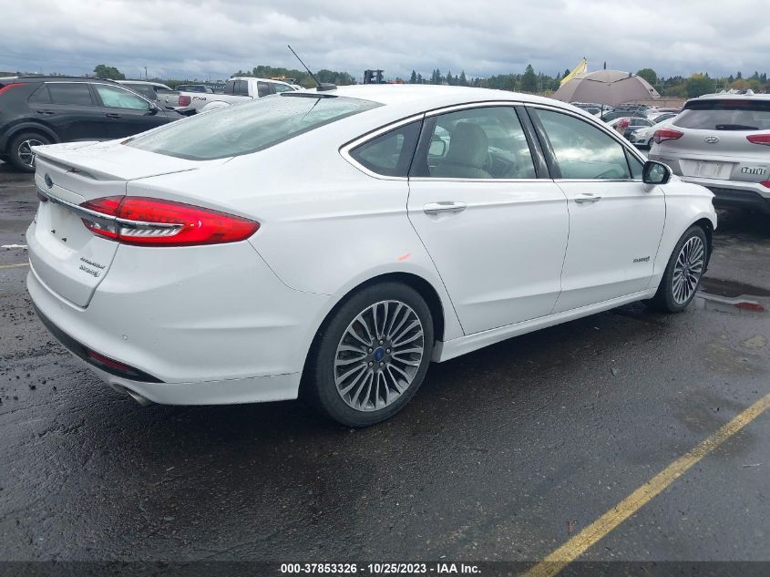 2017 Ford Fusion Hybrid VIN: 3FA6P0RU2HR138149 Lot: 37853326