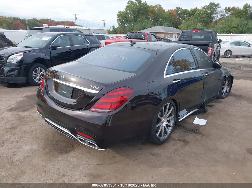 2018 Mercedes-Benz Amg S 63 4Matic VIN: WDDUG8JB8JA394733 Lot: 37853931