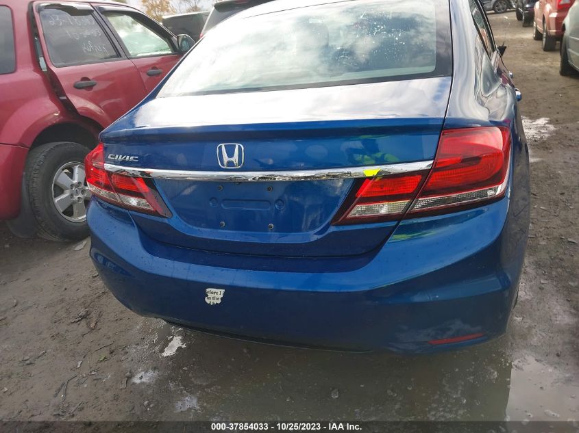 2013 Honda Civic Sdn Lx VIN: 19XFB2F54DE004777 Lot: 37854033