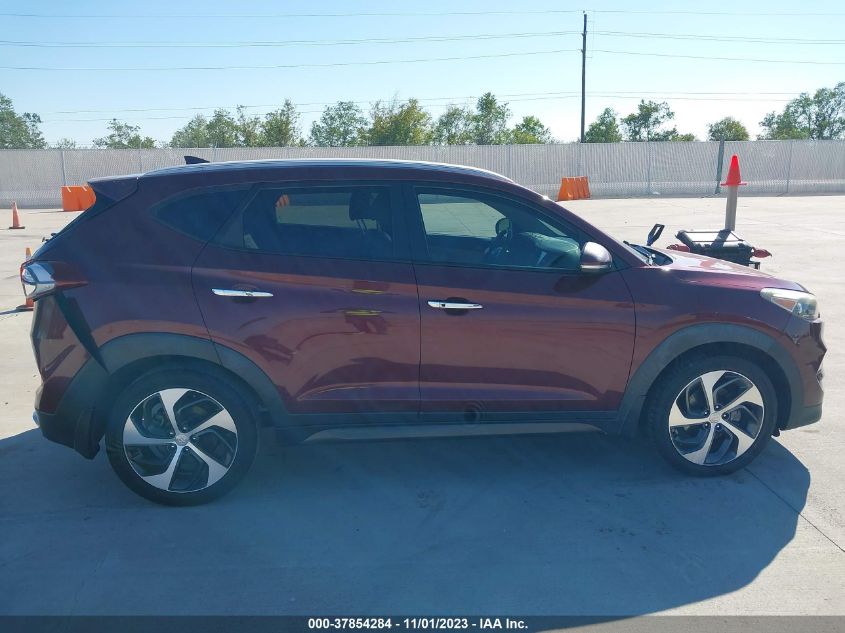 2016 Hyundai Tucson Limited VIN: KM8J33A22GU026935 Lot: 37854284