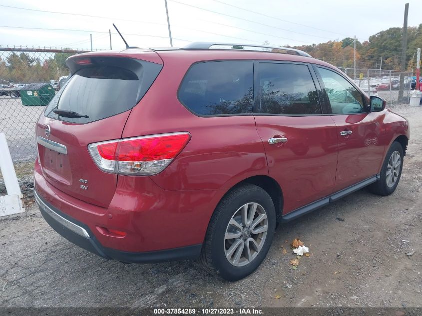 2016 Nissan Pathfinder Platinum/Sv/Sl/S VIN: 5N1AR2MM0GC661406 Lot: 37854289