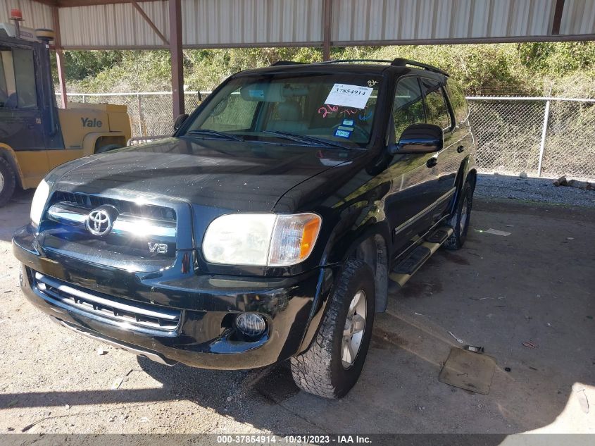 2006 Toyota Sequoia Sr5 VIN: 5TDZT34AX6S266554 Lot: 37854914